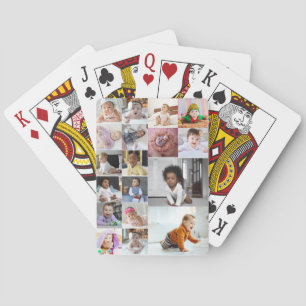 Ontwerp je eigen 18 fotocollage pokerkaarten