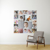 Ontwerp je eigen 19 foto collage wandkleed (In situ)