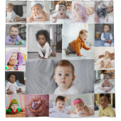 Ontwerp je eigen 19 fotocollage douchegordijn (Voorkant)