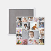 Ontwerp je eigen 19 fotocollage magneet (Voorkant / Achterkant)