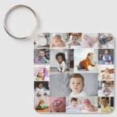 Ontwerp je eigen 19 fotocollage sleutelhanger (Voorkant)