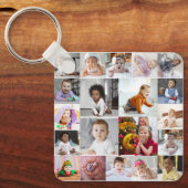 Ontwerp je eigen 20 fotocollage sleutelhanger (Voorkant)