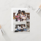 Ontwerp Je Eigen 2 Foto Collage Kaart (Voorkant / Achterkant in situ)