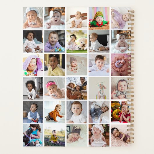 Ontwerp je eigen 30 fotocollage planner (Achterkant)