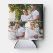 Ontwerp je eigen 3 fotocollage blikjeskoeler (Voorkant)