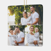 Ontwerp je eigen 3 fotocollage keramisch ornament (Links)