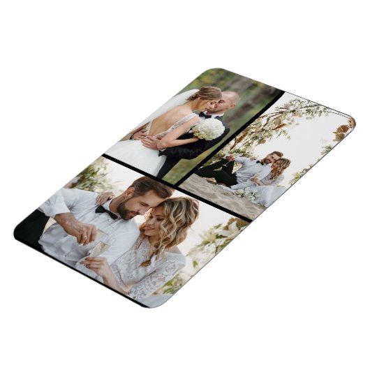Ontwerp je eigen 3 fotocollage magneet (Linkerzijde)