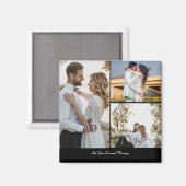 Ontwerp je eigen 3 fotocollage magneet (Voorkant / Achterkant)