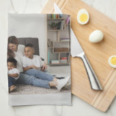 Ontwerp je eigen 3 fotocollage theedoek (Quarter Fold)