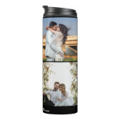 Ontwerp je eigen 3 fotocollage thermosbeker (Geroteerd rechts)