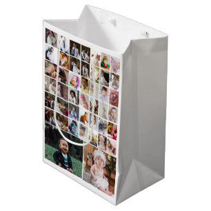 Ontwerp je eigen 40 fotocollage medium cadeauzakje
