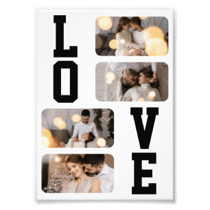 Ontwerp Je Eigen 4 Foto Collage Afdruk