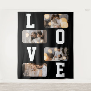Ontwerp Je Eigen 4 Foto Collage Wandkleed