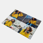 Ontwerp je eigen 4 fotocollage deurmat (Schuin)