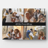 Ontwerp je eigen 4 fotocollage fotoplaat (voorkant)