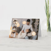 Ontwerp je eigen 4 fotocollage kaart (Voorkant)