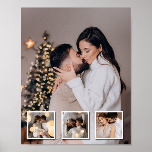 Ontwerp je eigen 4 fotocollage poster (Voorkant)