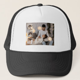 Ontwerp je eigen 4 fotocollage trucker pet