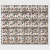 Ontwerp je eigen 50 fotocollage cadeaupapier (Vlak)