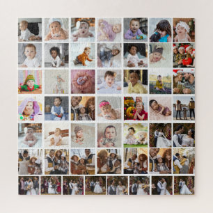 Ontwerp je eigen 50 fotocollage legpuzzel