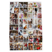 Ontwerp je eigen 50 fotocollage medium cadeauzakje (Achterkant)