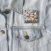 Ontwerp je eigen 50 fotocollage vierkante button 5,1 cm (In situ)