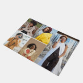 Ontwerp je eigen 5 fotocollage deurmat (Schuin)
