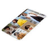 Ontwerp je eigen 5 fotocollage magneet (Linkerzijde)