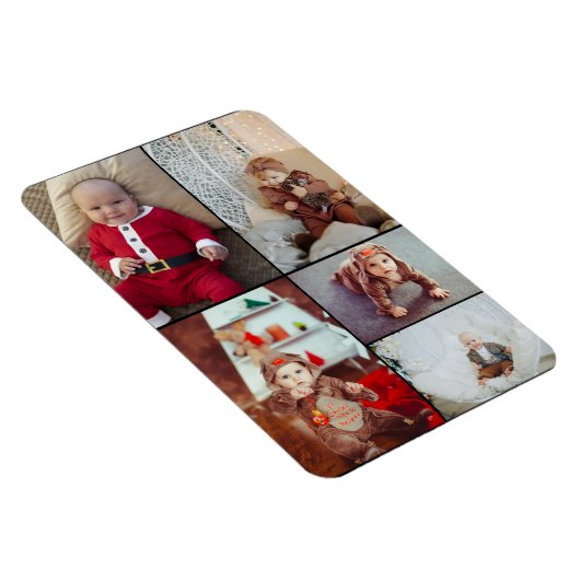 Ontwerp je eigen 5 fotocollage magneet (Rechterzijde)
