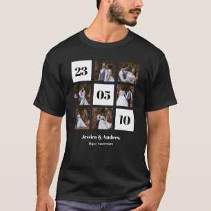 Ontwerp Je Eigen 6 Foto Collage T-shirt