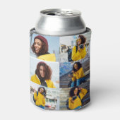 Ontwerp je eigen 6 fotocollage blikjeskoeler (Blikje Voorkant)