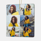 Ontwerp je eigen 6 fotocollage keramisch ornament (Links)