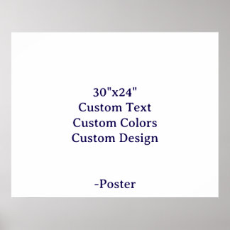 Ontwerp Je Eigen 76x61cm Mat Poster