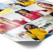 Ontwerp je eigen 7 fotocollage foto afdruk (Hoek)