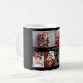Ontwerp je eigen 7 fotocollage koffiemok (Voorkant links)