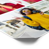 Ontwerp je eigen 7 fotocollage poster (Hoek)