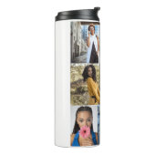 Ontwerp je eigen 7 fotocollage thermosbeker (Gedraaid links)