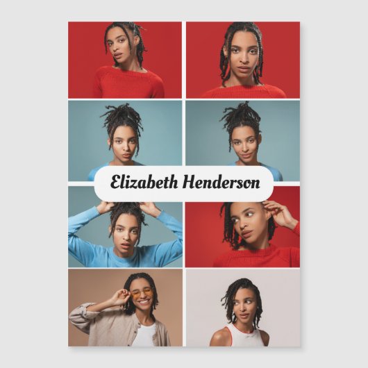 Ontwerp Je Eigen 8 Foto Collage (Voorkant)