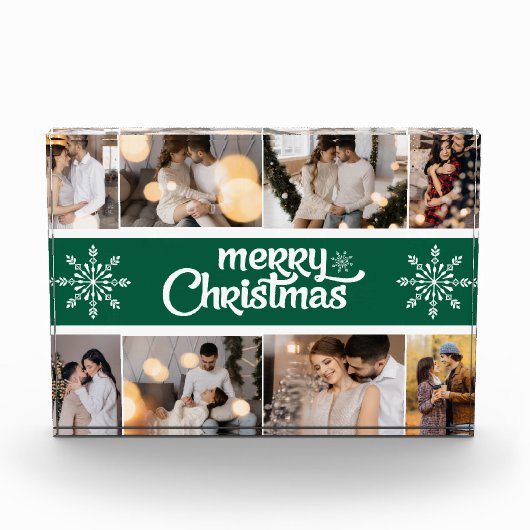 Ontwerp je eigen 8 foto collage kerstvakantie (Voorkant)