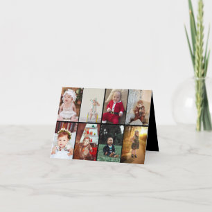 Ontwerp je eigen 8 fotocollage aankondiging