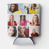 Ontwerp je eigen 8 fotocollage blikjeskoeler (Voorkant)