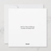 Ontwerp je eigen 8 fotocollage feestdagenkaart (Achterkant)