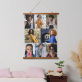 Ontwerp je eigen 8 fotocollage hangend wandkleed (Slaapkamer)