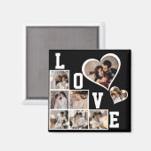 Ontwerp je eigen 8 fotocollage magneet (Voorkant / Achterkant)