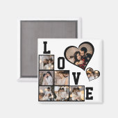 Ontwerp je eigen 8 fotocollage magneet (Voorkant / Achterkant)