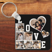 Ontwerp je eigen 8 fotocollage sleutelhanger (Voorkant)