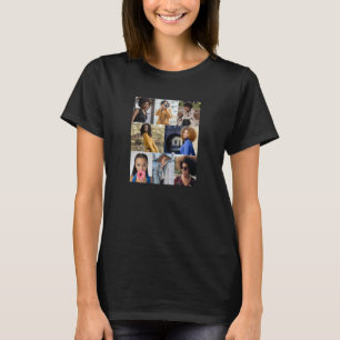 Ontwerp je eigen 8 fotocollage t-shirt