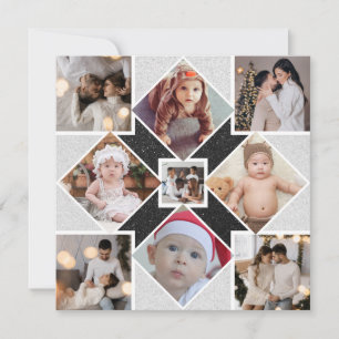 Ontwerp je eigen 9 fotocollage bedankkaart