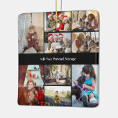 Ontwerp je eigen 9 fotocollage keramisch ornament (Links)