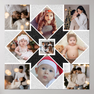 Ontwerp je eigen 9 fotocollage poster